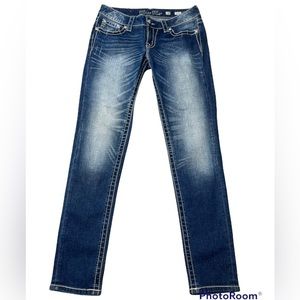 Miss me skinny embellished jeans size 28